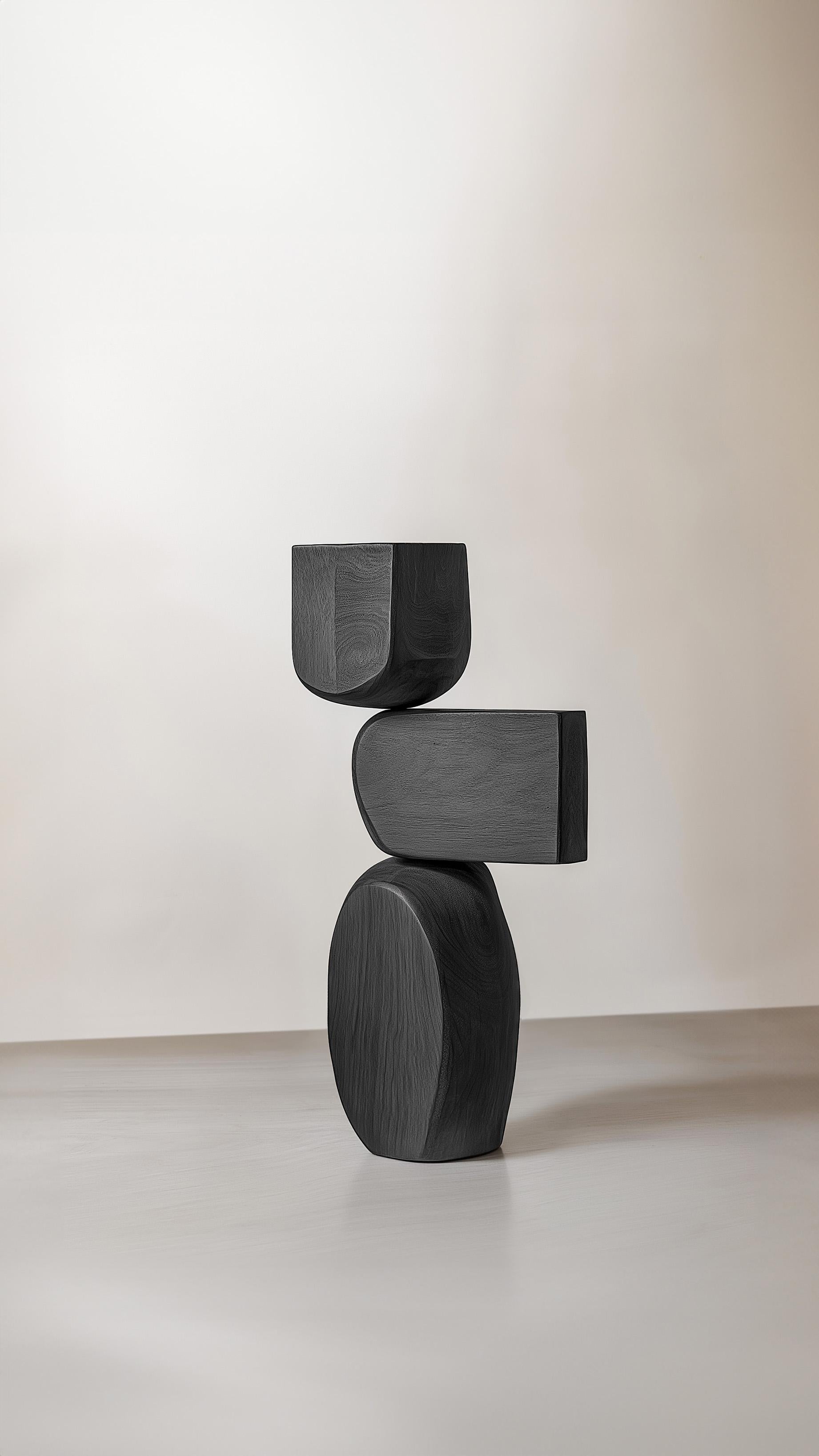 Scultura per interni Lull No31 - Totem in legno realizzato a mano da NONO per case moderne In condizioni Nuovo in vendita a Ciudad de México, CDMX