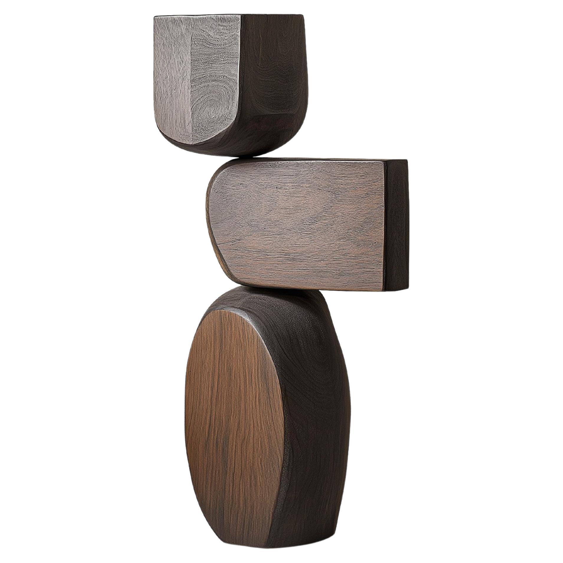 Interior Sculpture Lull No31 – Handcrafted Wooden Totem by NONO for Modern Homes