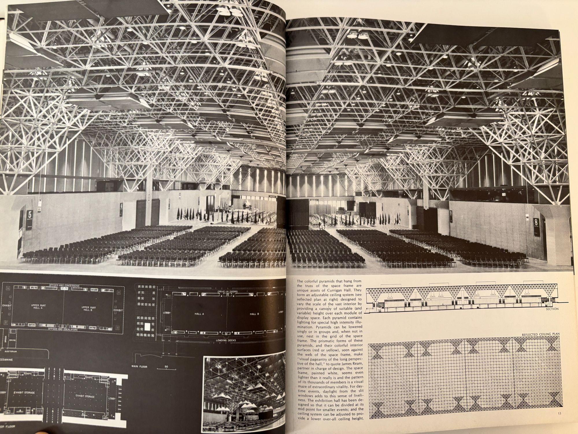 Interior Spaces Designed by Architects 1974 Hardcover Book For Sale 3