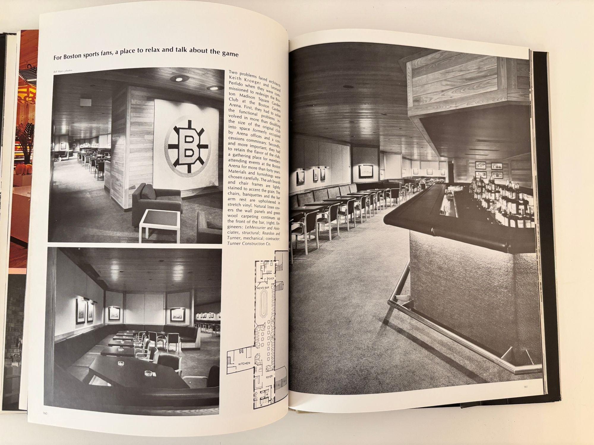 Interior Spaces Designed by Architects 1974 Hardcover Book For Sale 5