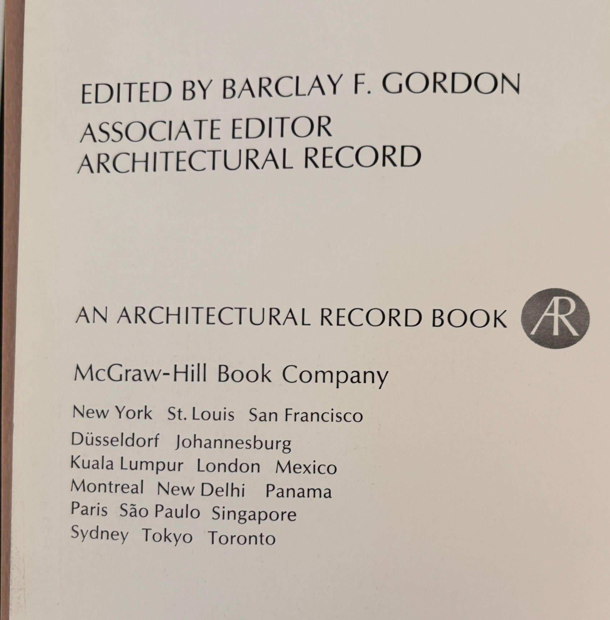 Paper Interior Spaces Designed by Architects 1974 Hardcover Book For Sale