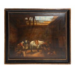 Interior Stables of Maecenas at Tivoli (Workshop of Jean-François Legillon)