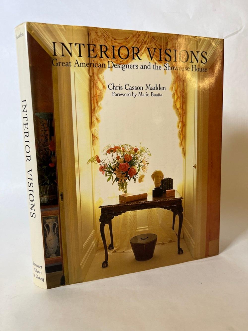 Interior Visions Great American Designers by Chris Casson Madden Hardcover 1988 For Sale 1