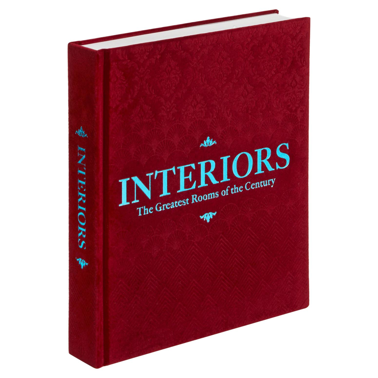"Interiors The Greatest Rooms of the Century" 'Merlot Red' Book For Sale