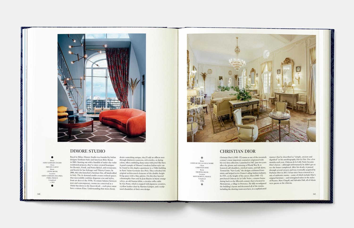 More than 400 of the world’s best living spaces created by over 300 of the most influential people in interior design in one luxurious book

Oversized and available in four collectable velvet covers to decorate any space in style, Interiors: The