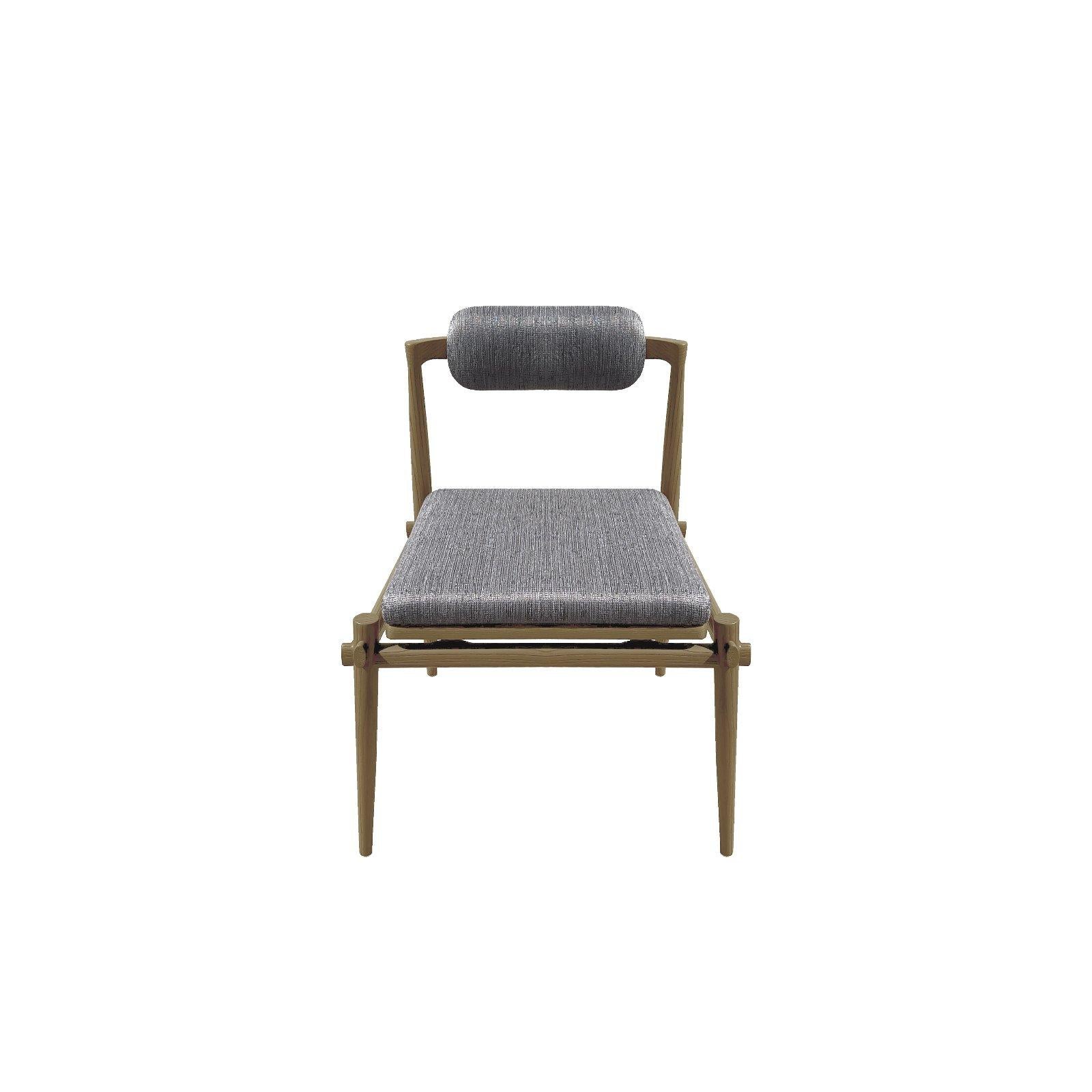 Chinese Interlock Dining Chair Armless by André Fu Living  For Sale