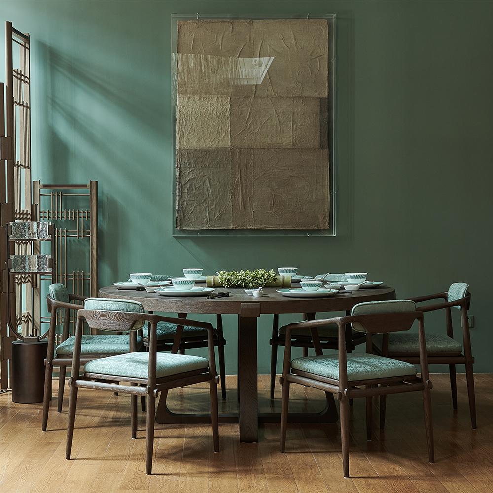 round dining table for 8 with lazy susan