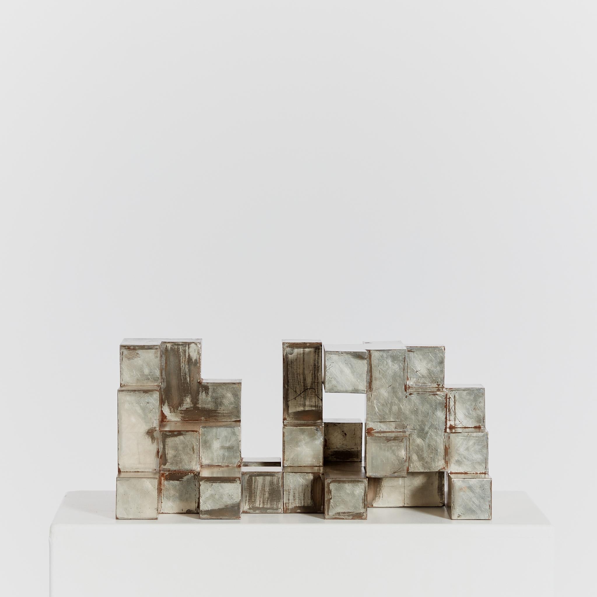 Interlocking Cube Sculpture in Three Parts 5
