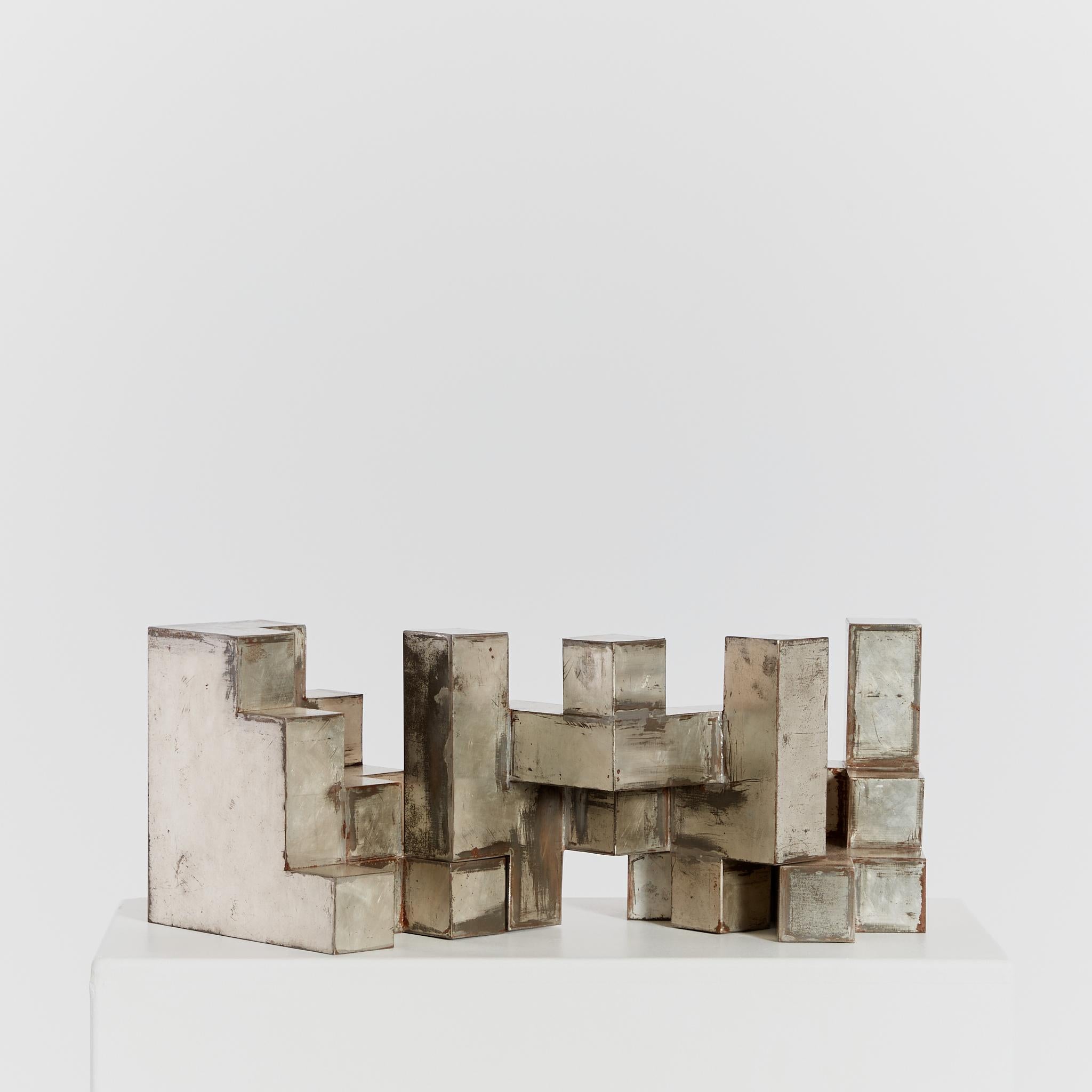 Interlocking Cube Sculpture in Three Parts 6