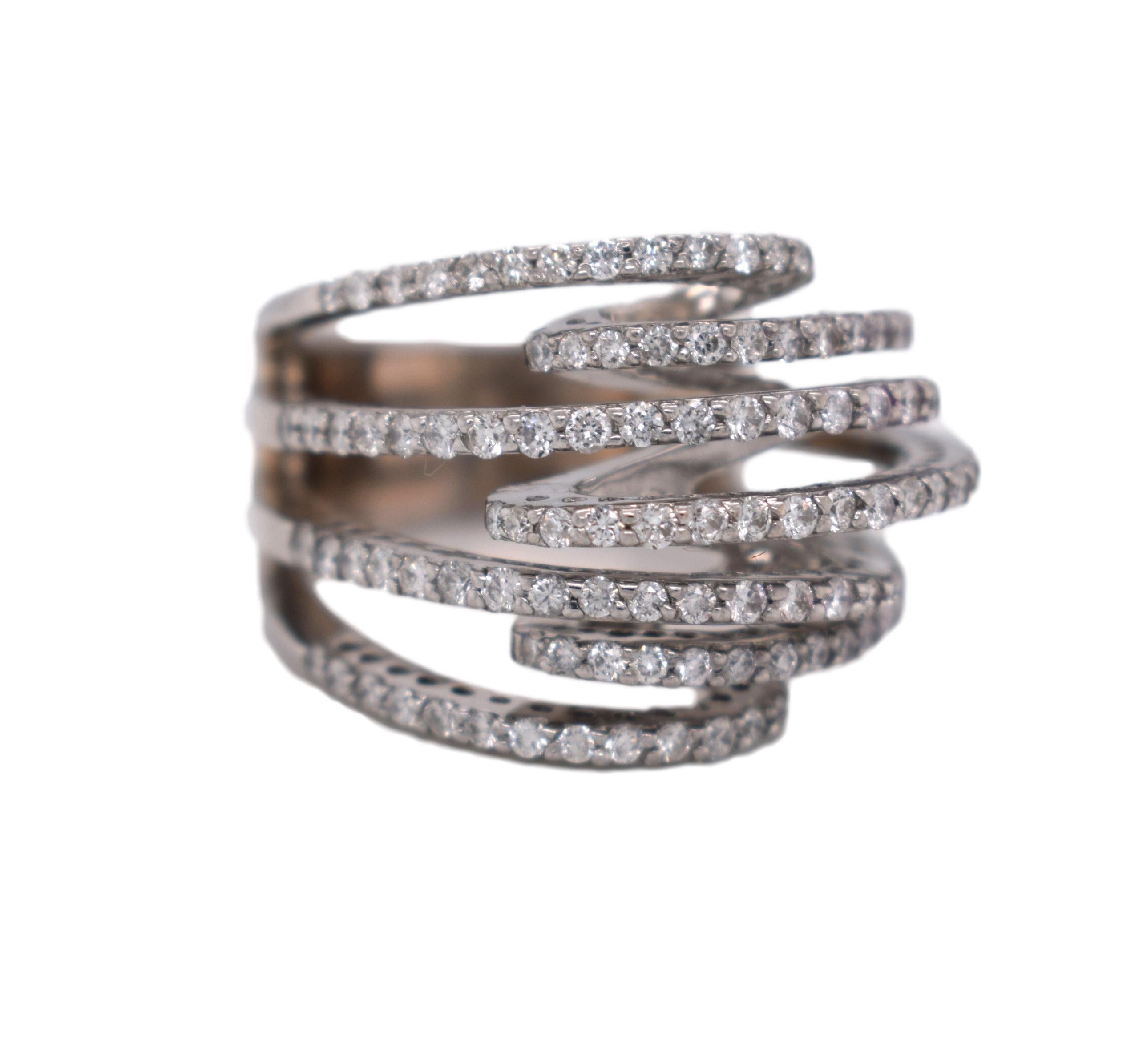 interlocking diamond rings
