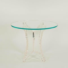 Interlocking Ice Lucite Center Table