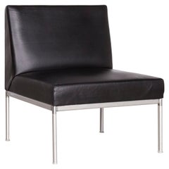 Interlübke Designer Leather Chair Black