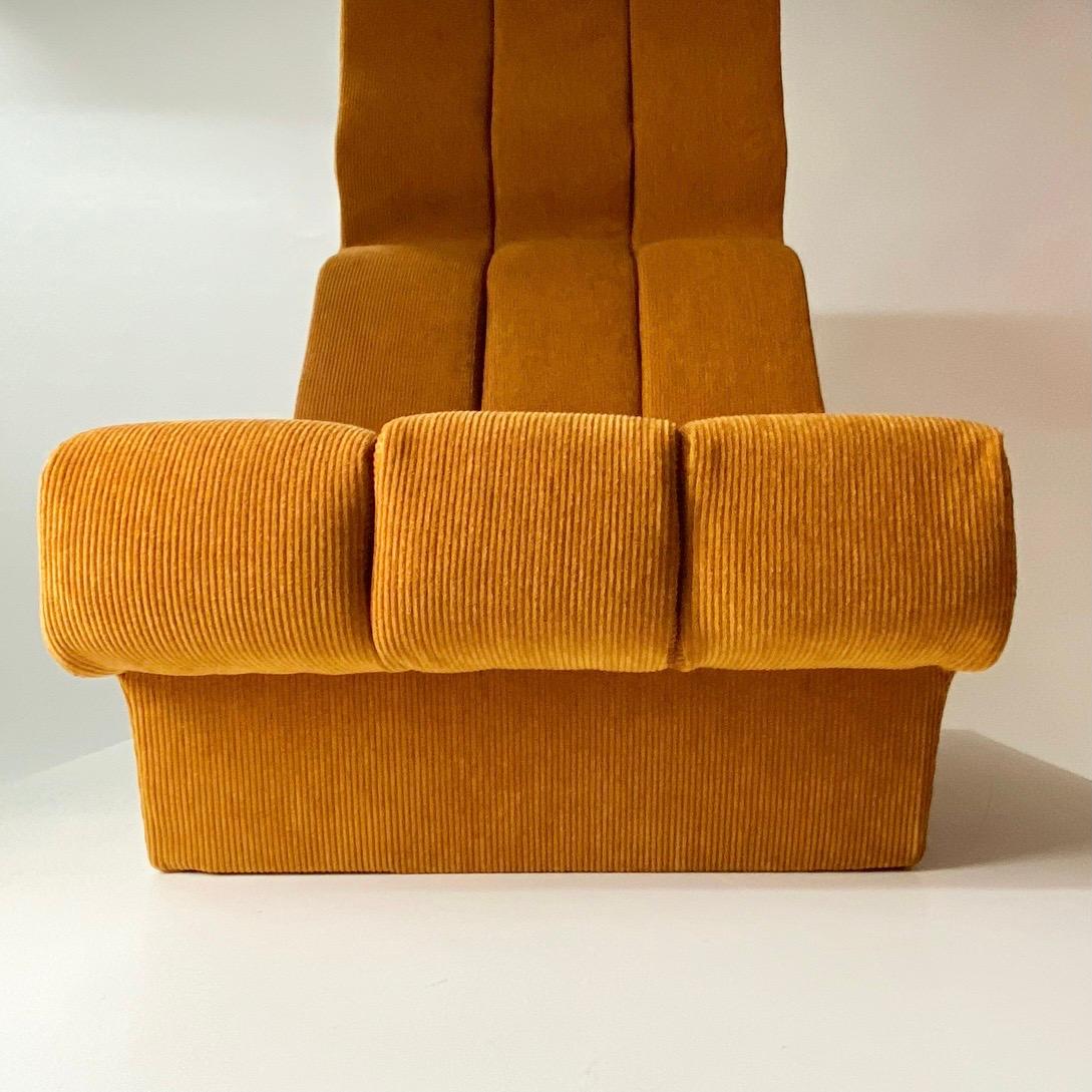Interlübke Highback Space Age Seat with New Upholstery, Germany, 1970 For Sale 9