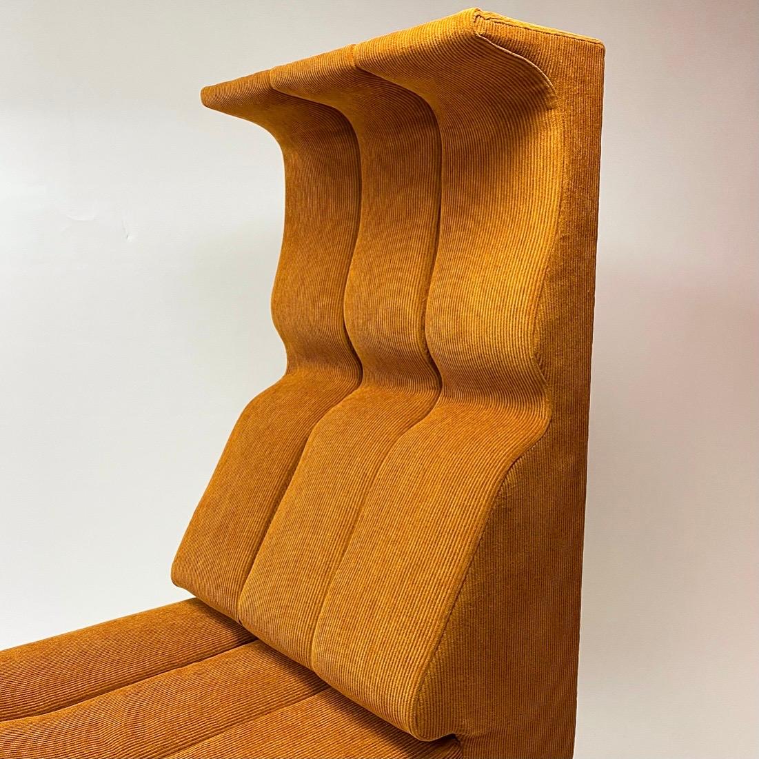 Interlübke Highback Space Age Seat with New Upholstery, Germany, 1970 For Sale 10