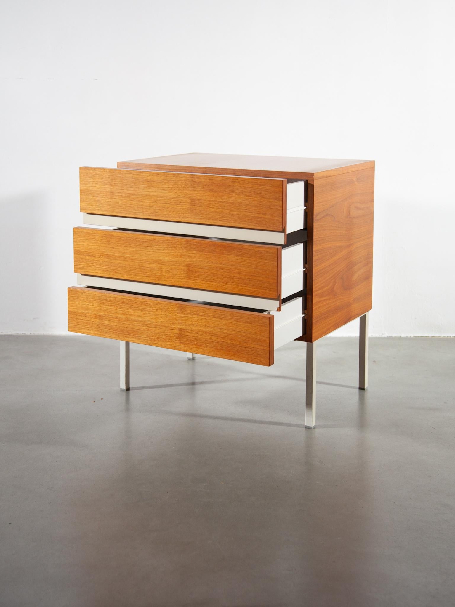 Mid-Century Modern Interlubke Side-table, Chest of Drawers, 1970s, Germany  For Sale