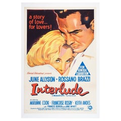 Interlude 
1957
 Vintage Original Poster, Mint Linen Backed