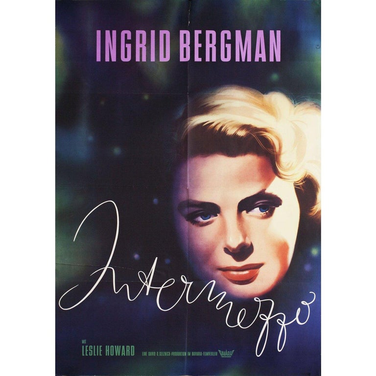 'Intermezzo' R1960 German A1 Film Poster For Sale at 1stDibs