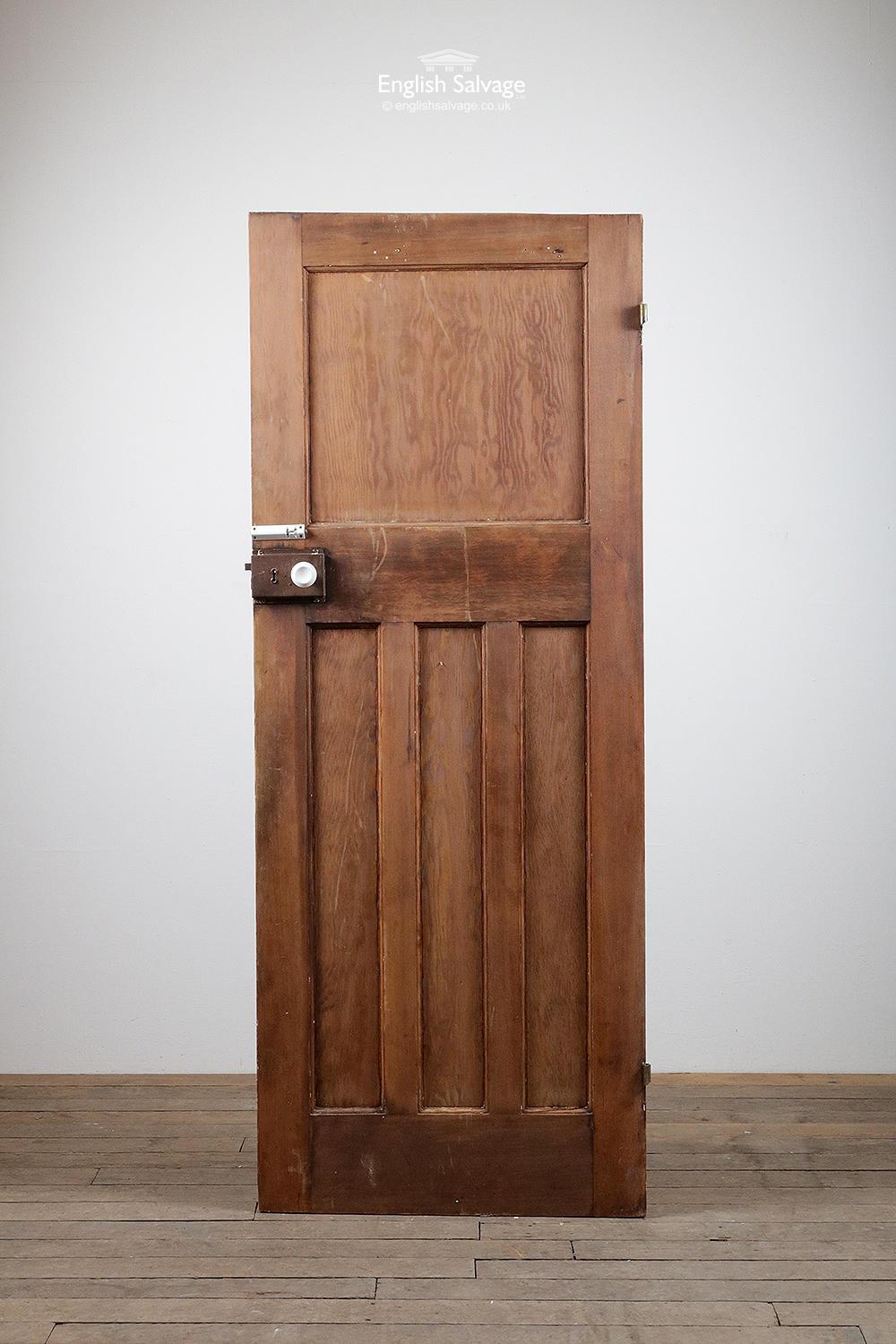 Internal One over Three Salvaged Door, 20th Century In Good Condition For Sale In London, GB