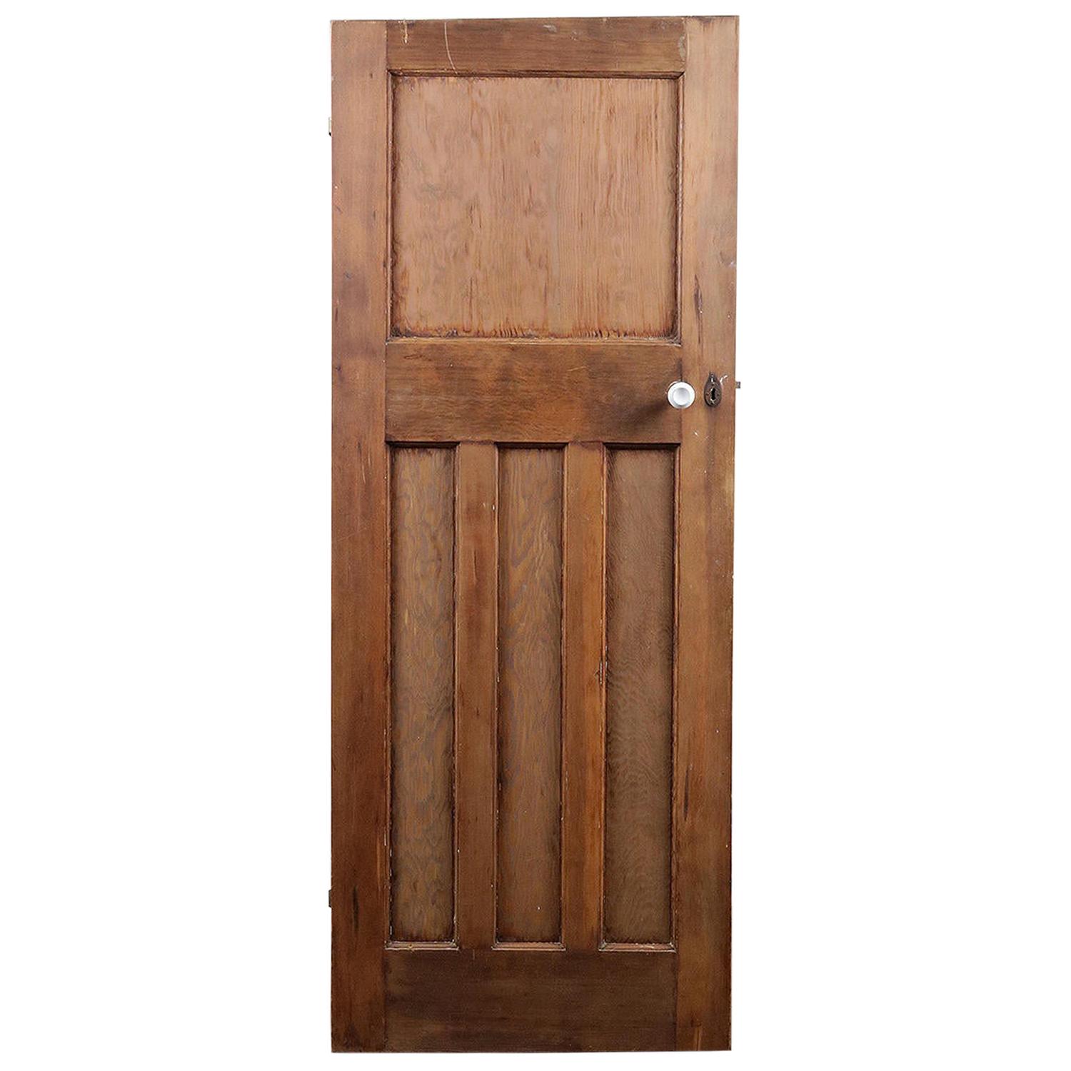 Internal One over Three Salvaged Door, 20th Century For Sale