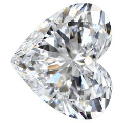 Internally Flawless D Color GIA Certified 5 Carat Heart Shape Diamond