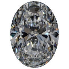 Internally Flawless D Color GIA Certified 8.13 Carat Oval Diamond