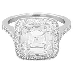 Internally Flawless Tiffany & Co. 3.18  Carat Engagement Solitiare Diamond Ring 