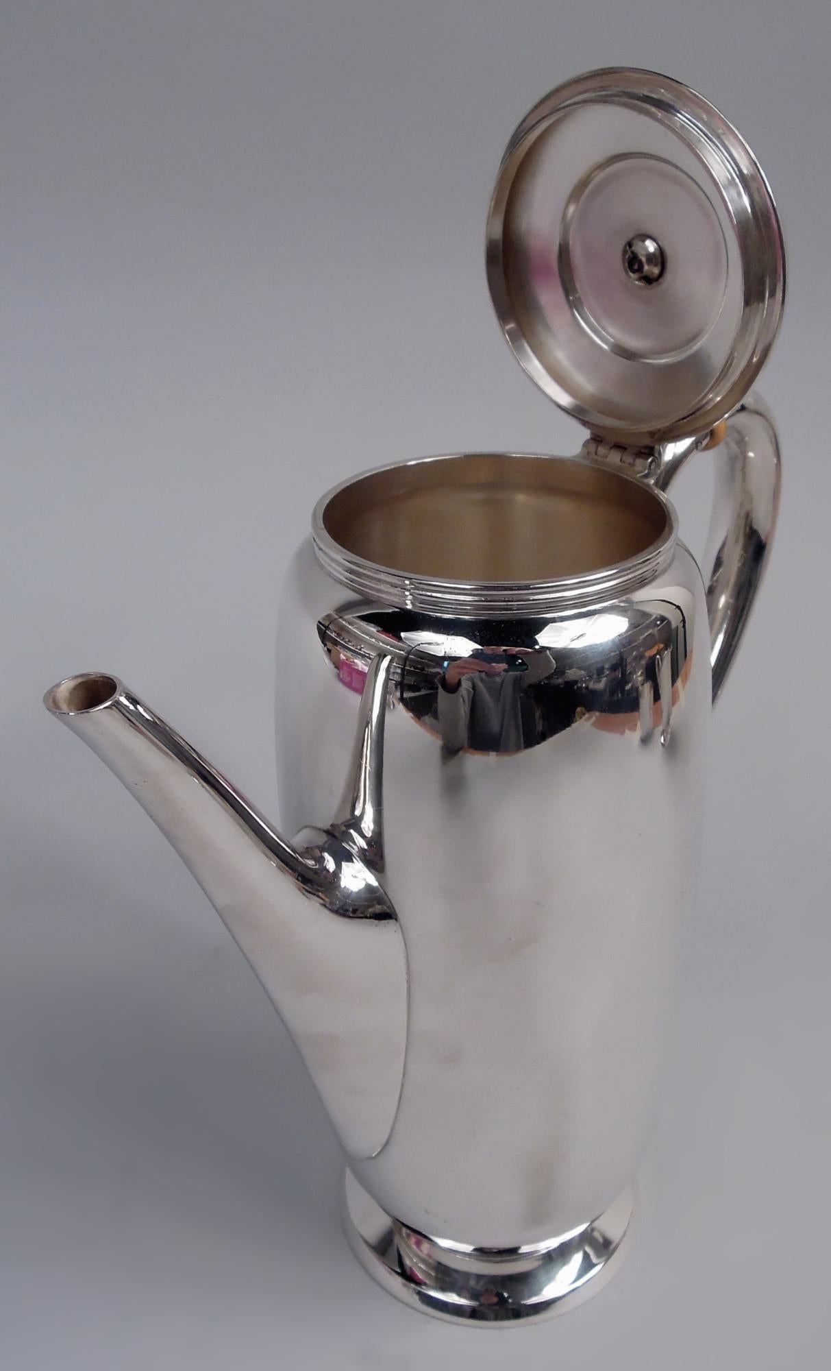 American International Coffee Set in Scandinavian-Inspired Northern Lights Pattern For Sale