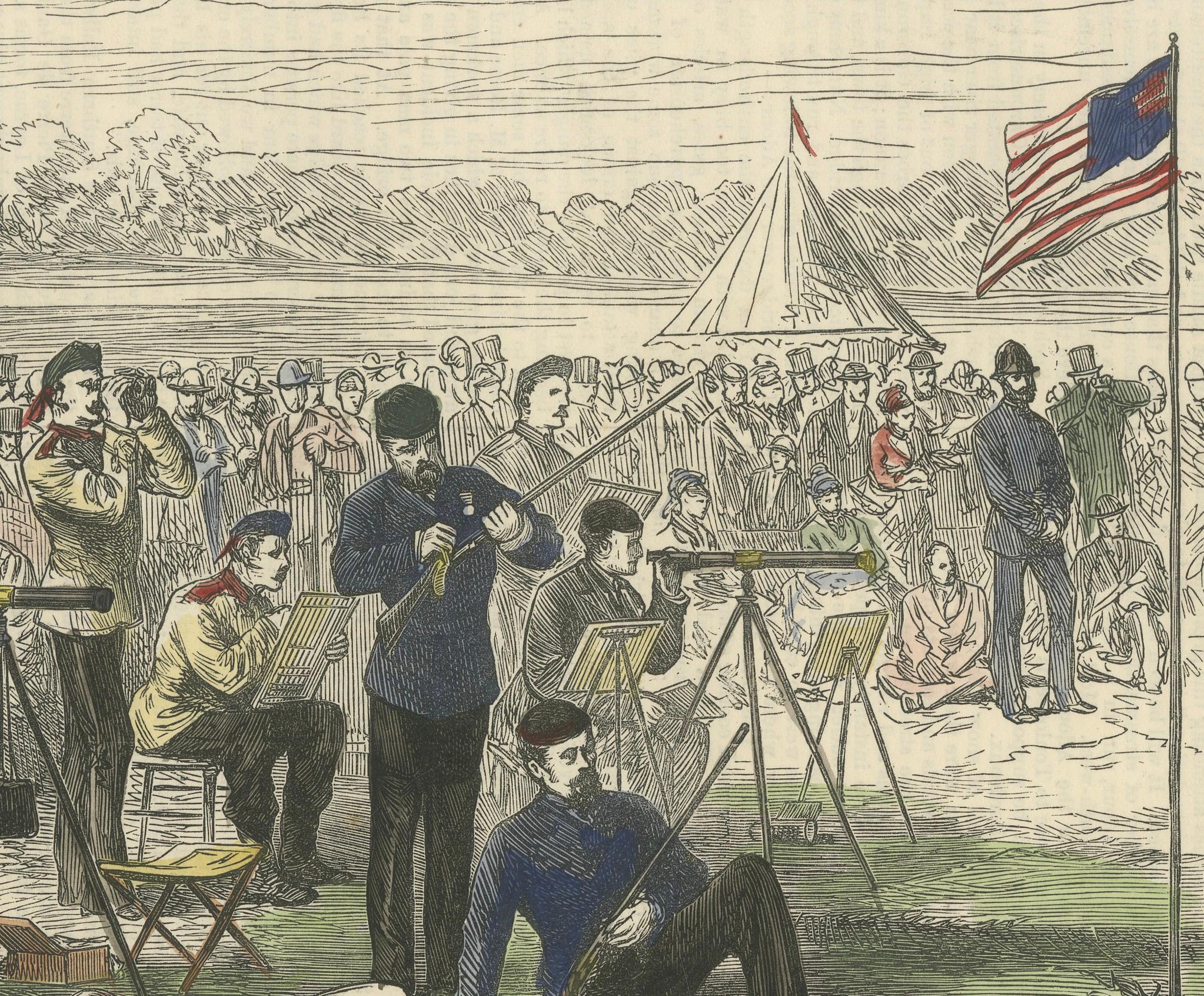 Engraved International Rifle Match Between American and Irish Teams at Dollymount, 1875 For Sale