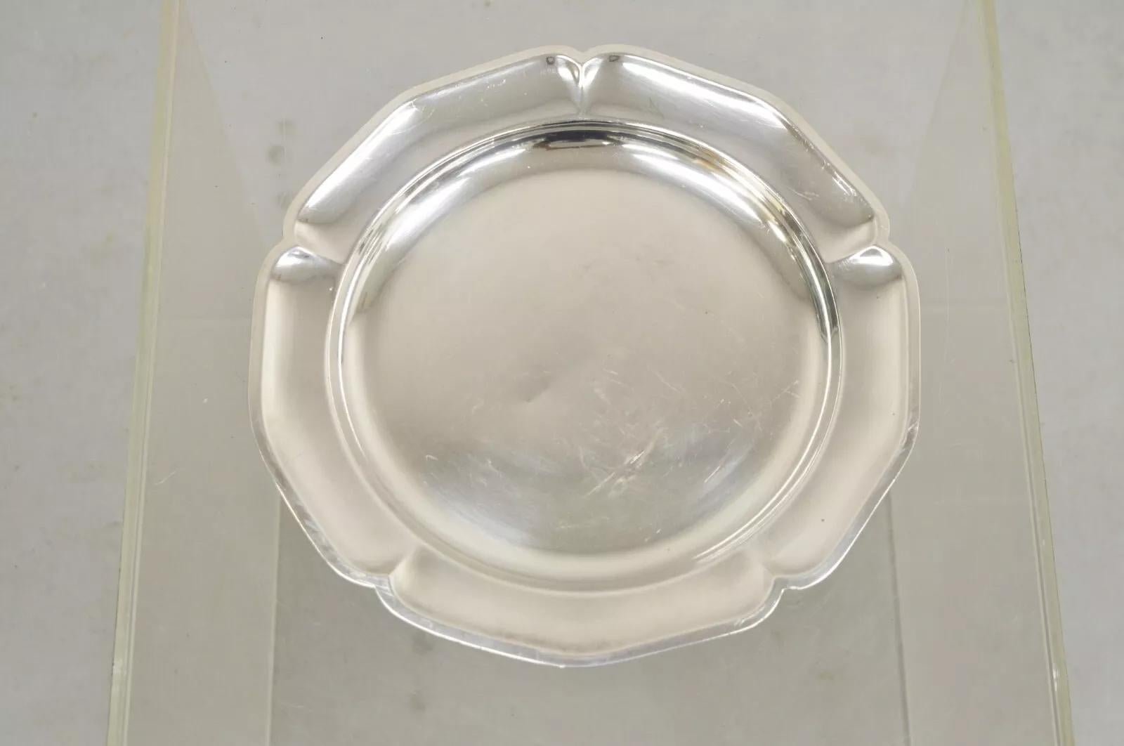 Assiette de service de 12 pouces plaquée argent international Silver 4272 à bord festonné en vente 1