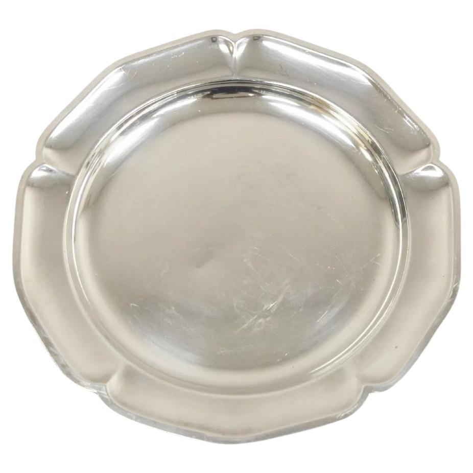 International Silver 4272 Scalloped Edge Silver Plated 12" Serving Platter Plate For Sale