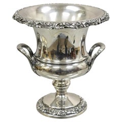 International Silver Co 550 Cubitera enfriadora de champán victoriana bañada en plata