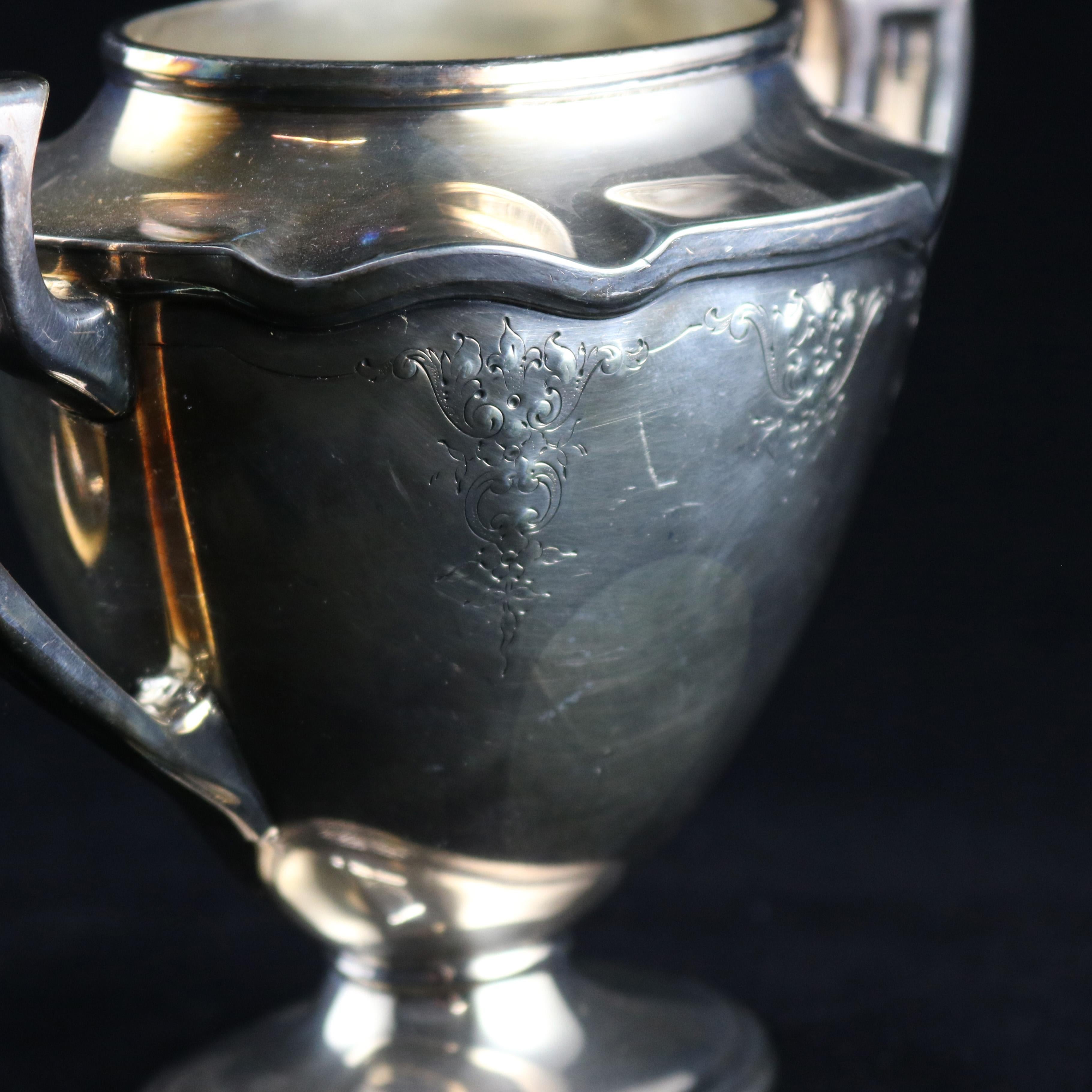International Silver Co. Barbours English Regency Style Coffee and Tea Set 2