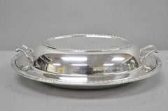 International Silver Co "Camille" Piatto da portata per verdure con coperchio, placcato in argento