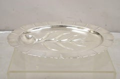 International Silver Co "Early American" 4133 Oval Meat Cutlery Serving Platter