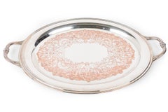 International Silver Co. Victorian Style Silver Plated Serving Tray