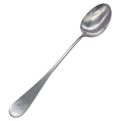 International Silver Comapany Antique Stuffing Serving Spoon with Monogram H