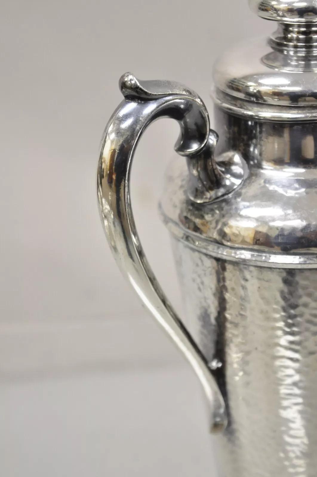 XX secolo International Silver Meriden SP Art Deco placcato argento Martini Cocktail Shaker in vendita