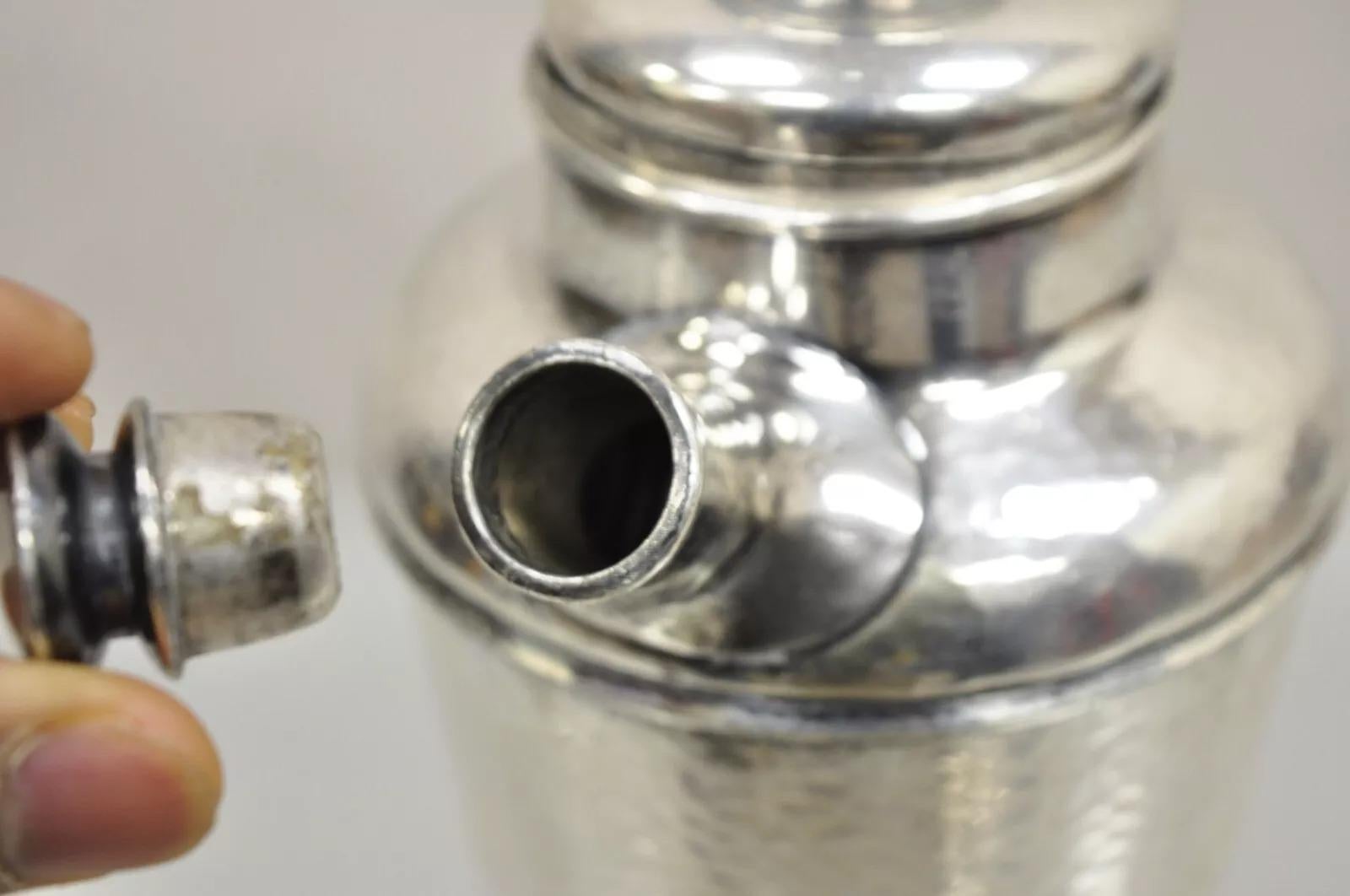 International Silver Meriden SP Art Deco placcato argento Martini Cocktail Shaker in vendita 1