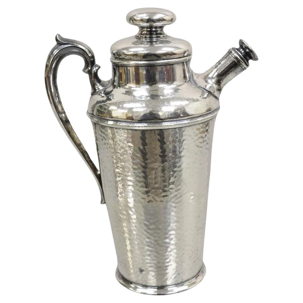 International Silver Meriden SP Art Deco placcato argento Martini Cocktail Shaker