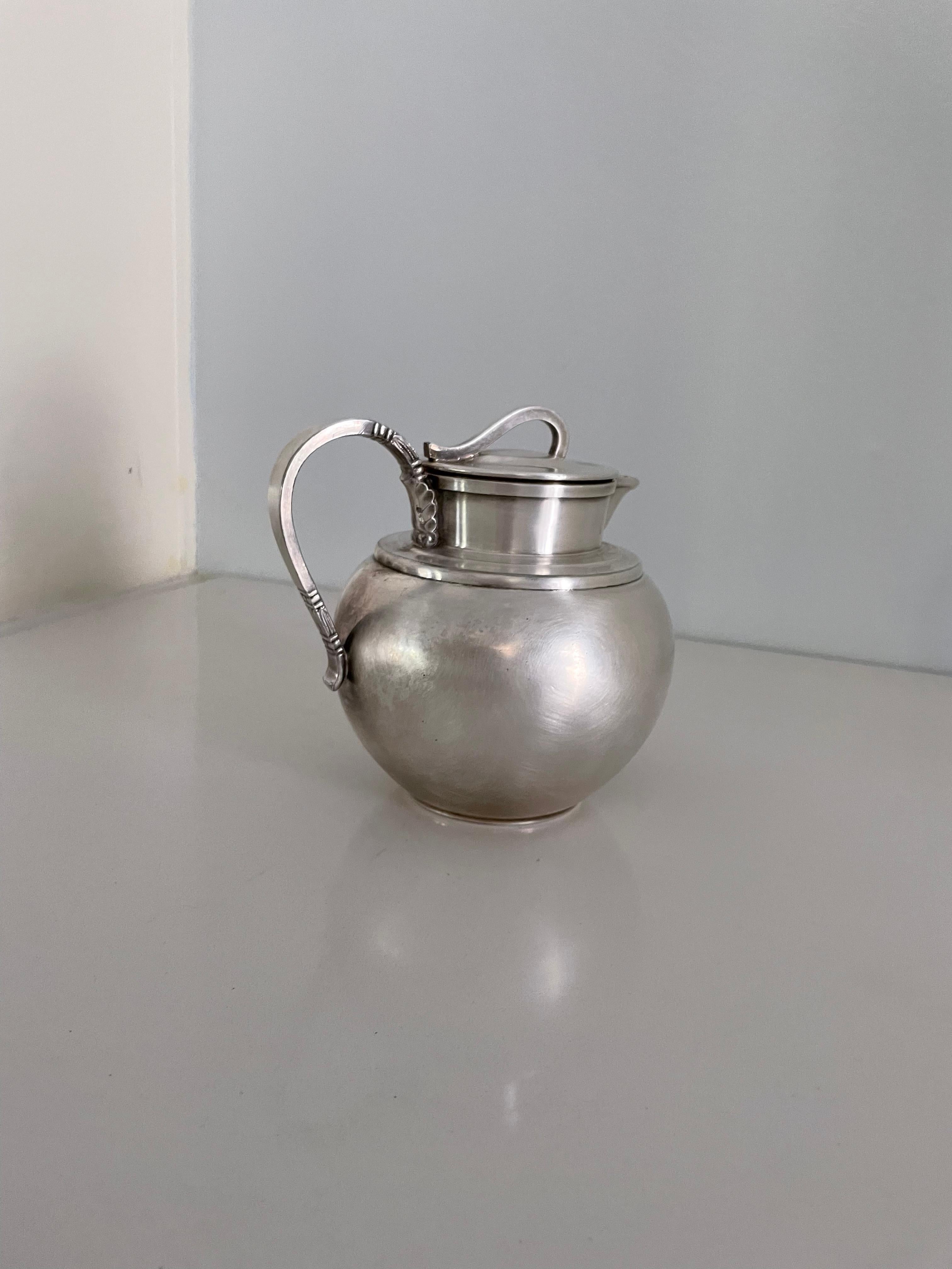 Vintage silver pitcher by International Silver from the 