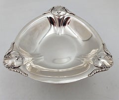 International Sterling Silver Centerpiece Dish Mid-Century Modern Jensen Style