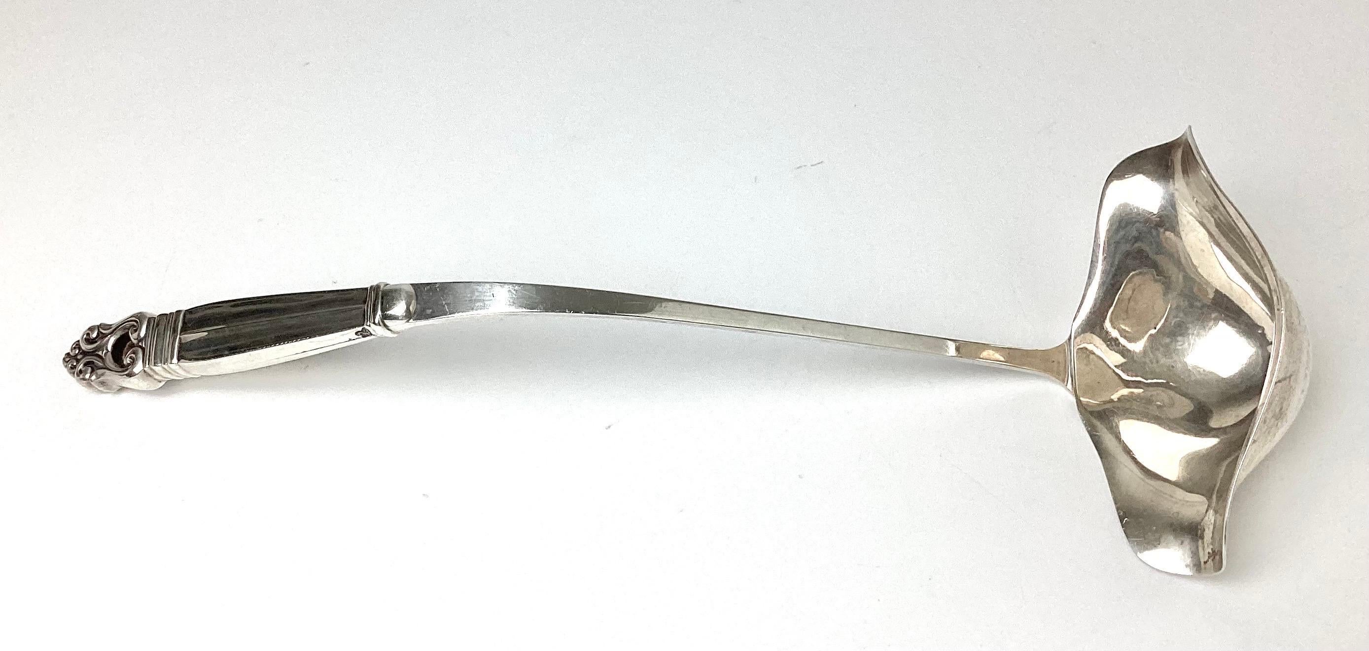International sterling silver Royal Danish Punch Ladle. A must for any punch bowl.