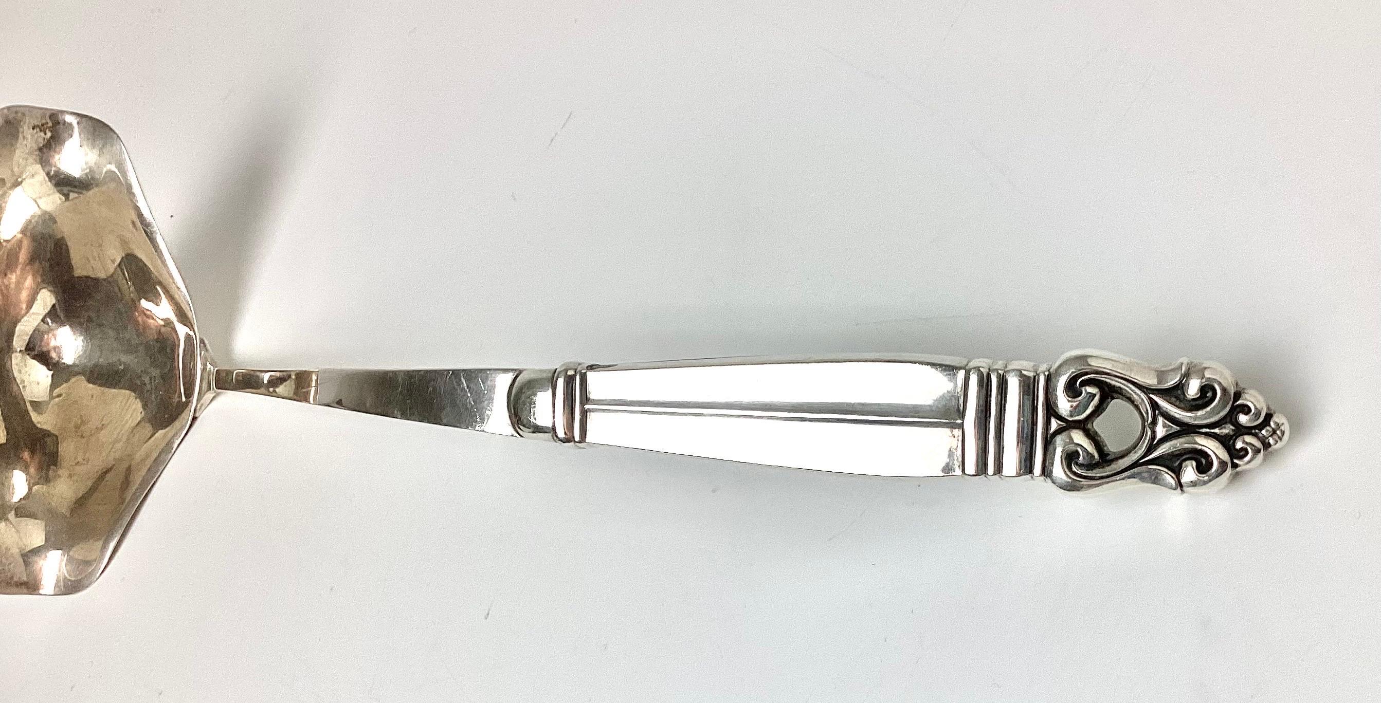 American International Sterling Silver Royal Danish Punch Ladle For Sale