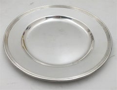 International Sterling Silver Set of 12 Bread Plates/ Dishes Mid-Century Modern