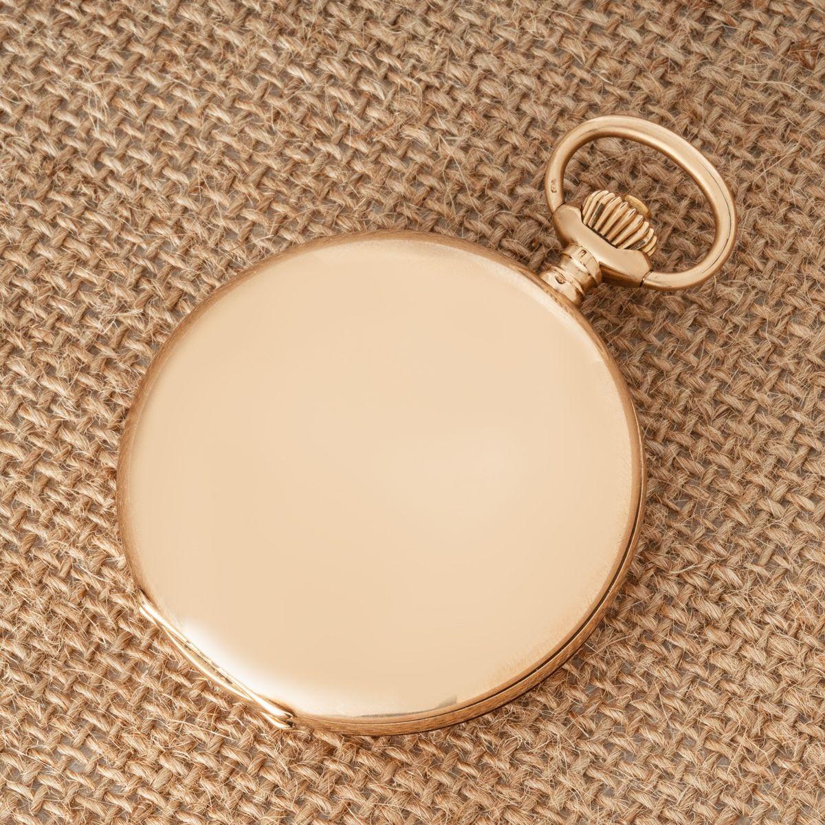 International Watch Co. A Rose Gold Full Hunter Pocket Watch C1900 For Sale 4