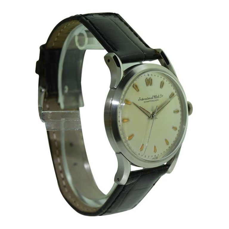 International Watch Co. Stainless Steel Automatic, circa 1940s For Sale ...