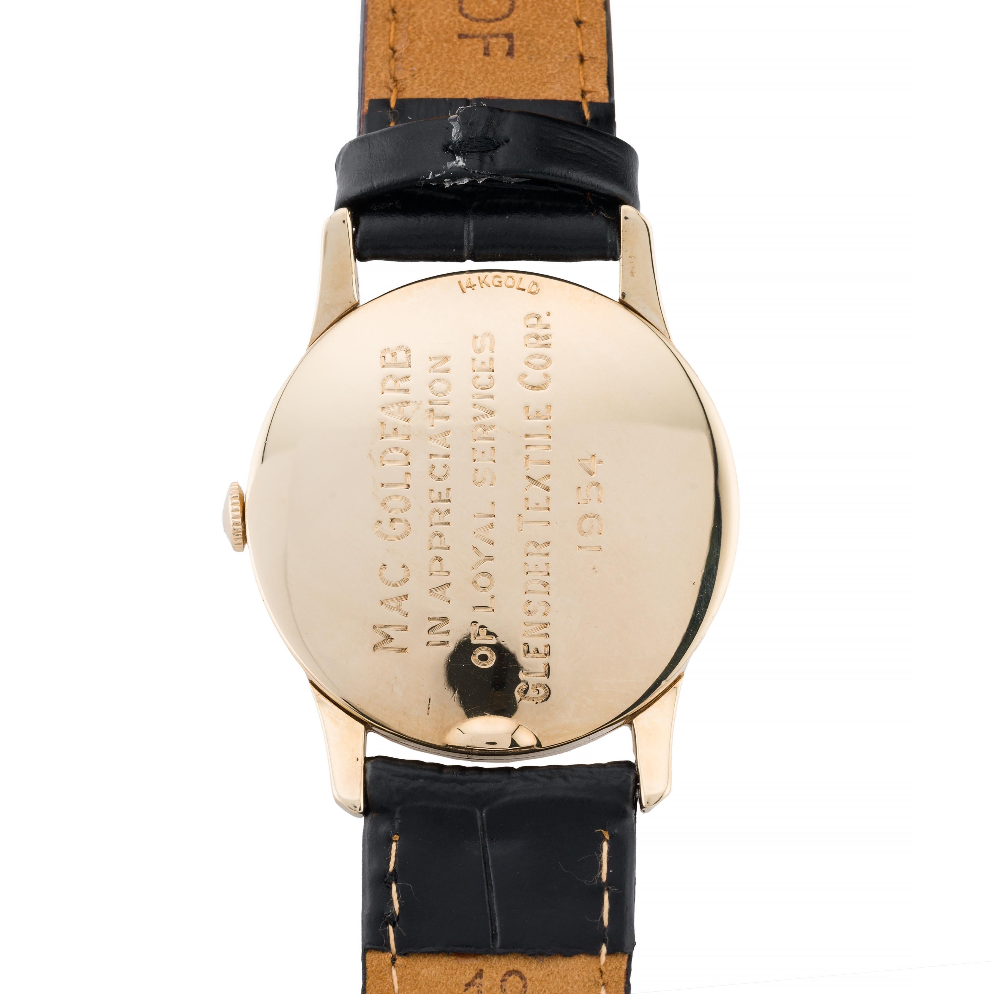 International Watch Company para Tiffany & Co Reloj de pulsera de caballero de oro amarillo 1