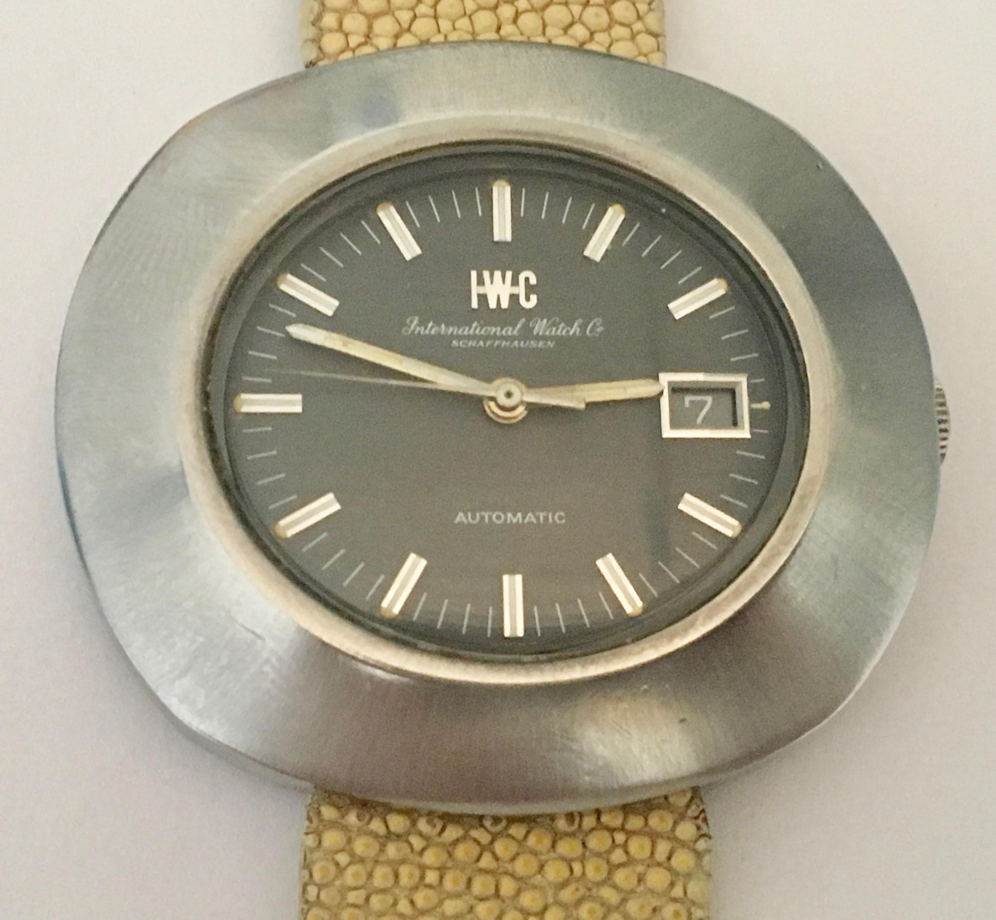 Modernist International Watch Company 'IWC' Disco Volante Automatic, circa 1970s For Sale