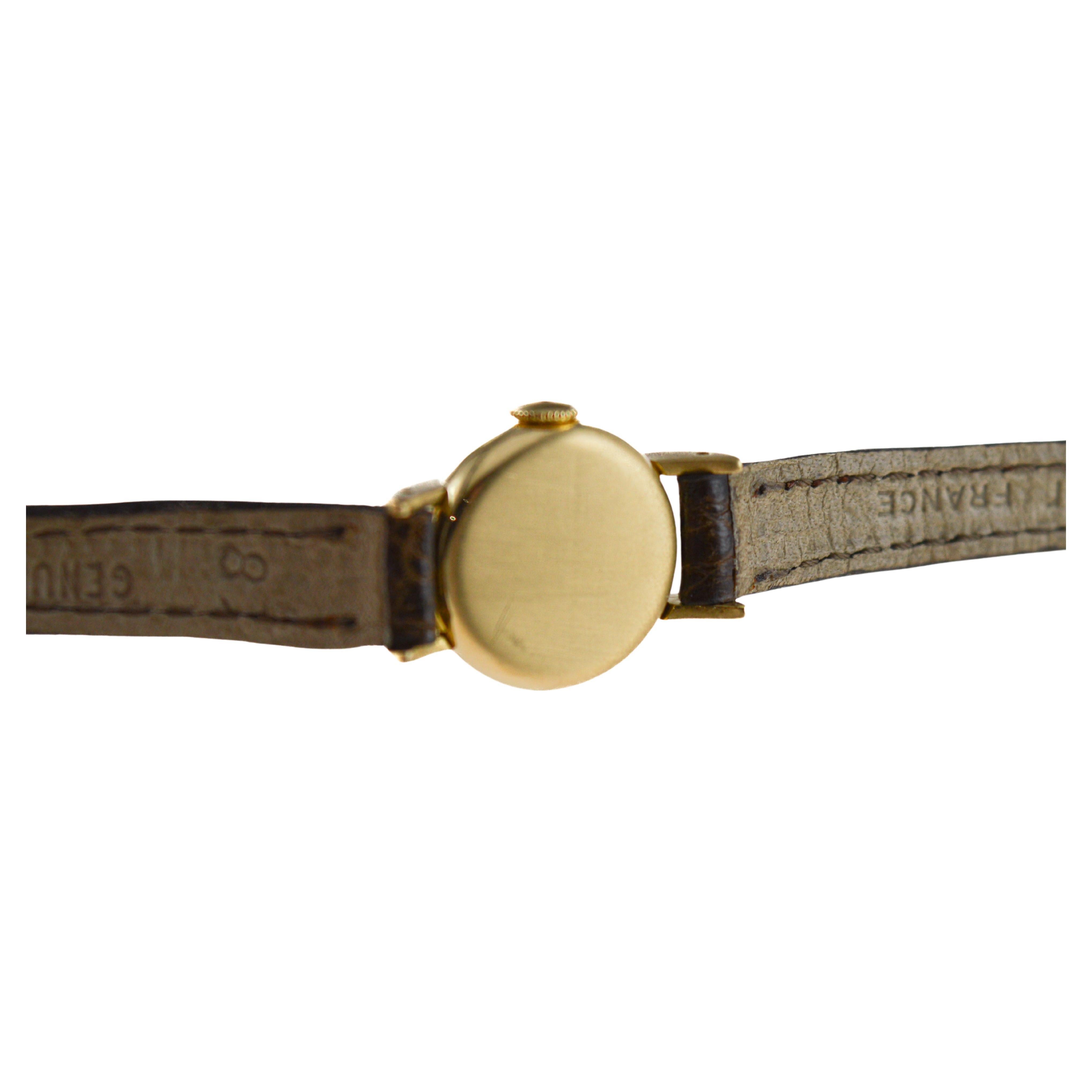 International Watch Company ou IWC Montre pour dames en or massif 18Kt en vente 10