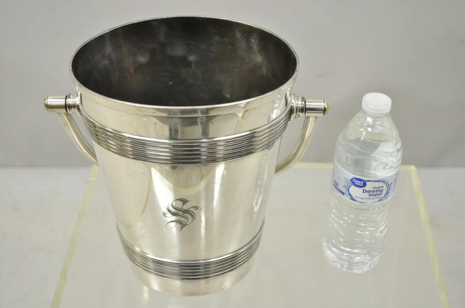International Wilcox S.P. Co English Regency Champagne Ice Bucket 800 Silver For Sale 7